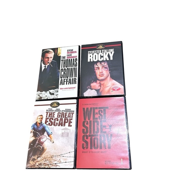 Cinema Greats Collection 4 DVD Rocky/West Side Story/Great Escape/crown affair - Picture 2 of 4